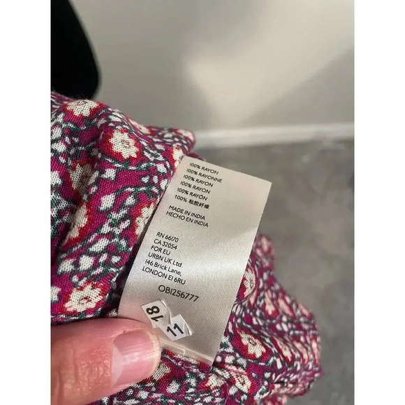 Free People Malia Babydoll Jacket in Berry Combo - Picture 13 of 13